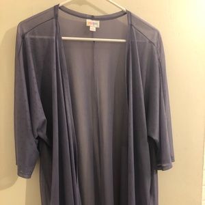 Lularoe Small Sheer Lavender Lindsey NWOT